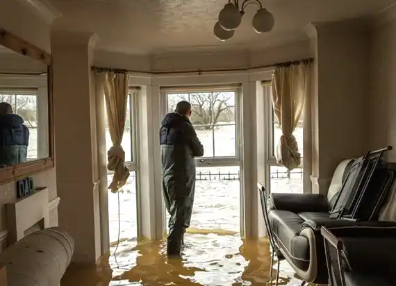 water damage restoration service McAlmont